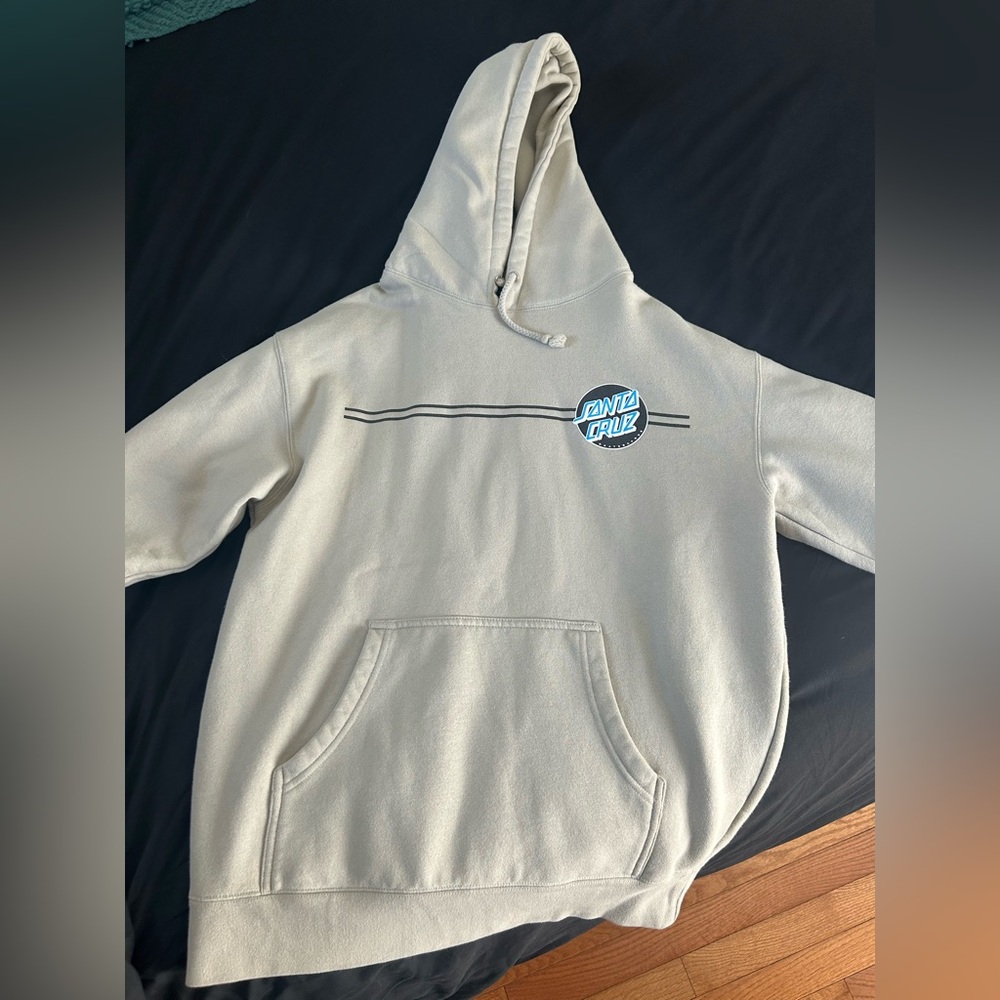Santa Cruz Skateboards Cream Hoodie